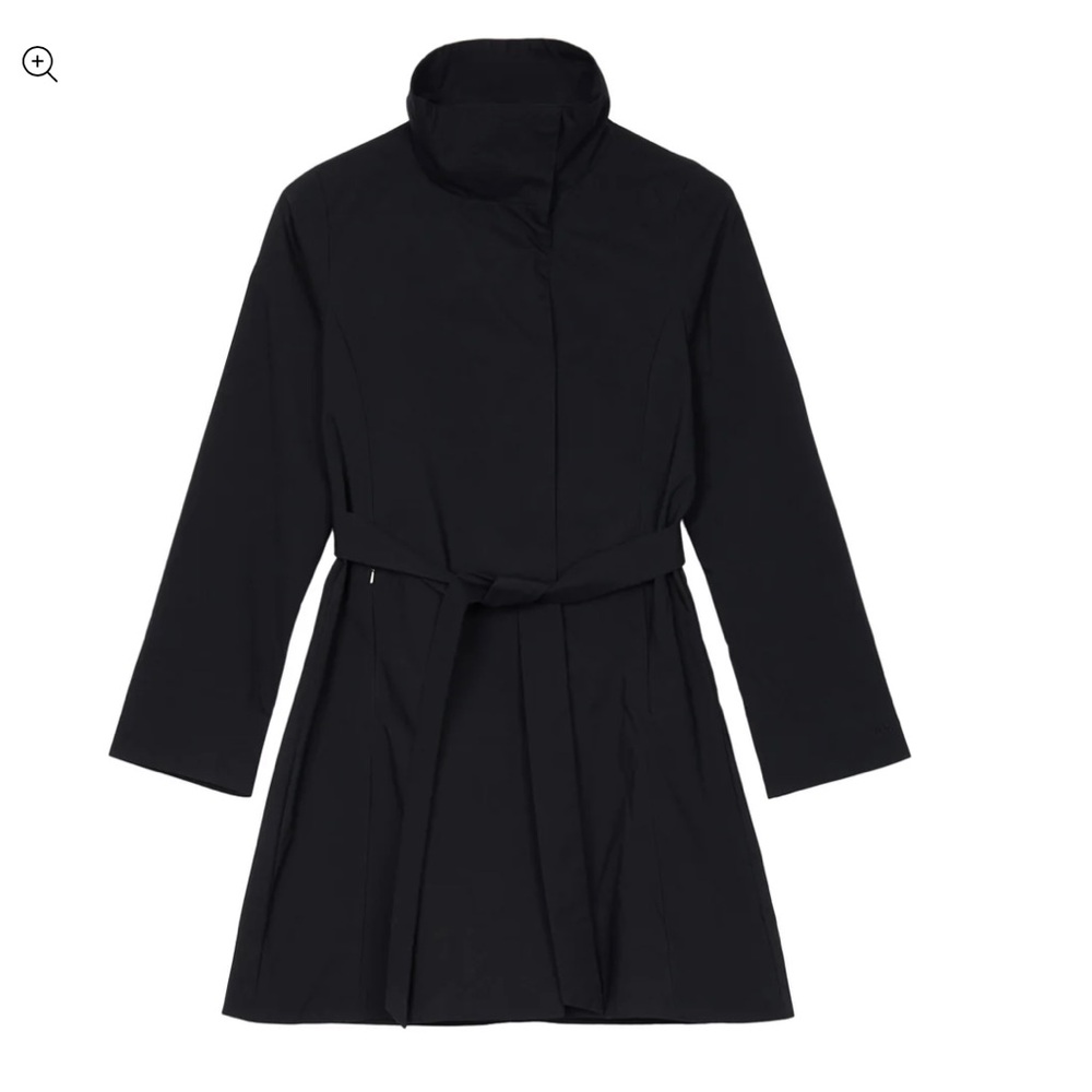 Patagonia Women's Larissa Black Trench Coat Size S